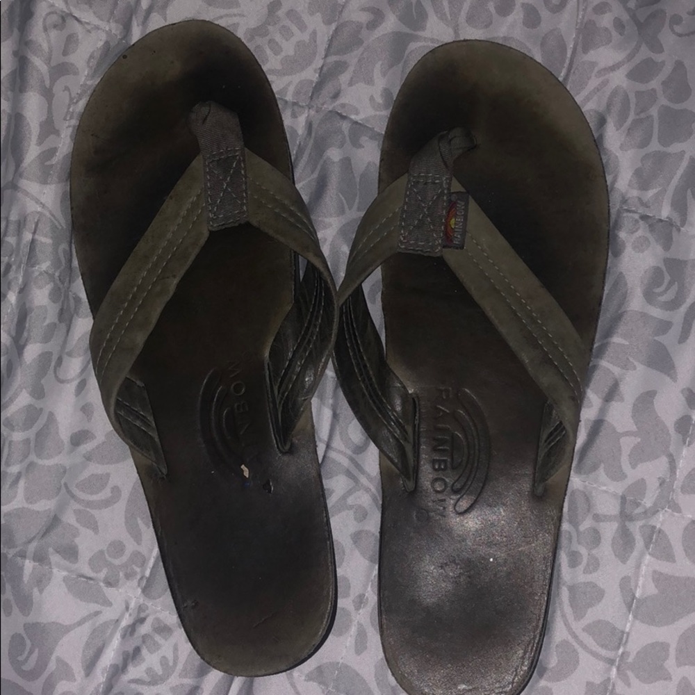 Ladies Rainbow Flipflops